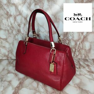 97　 COACH　 コーチ　 レザー　 ハンドバッグ　