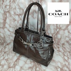 COACH　 コーチ　 レザー　 ハンドバッグ　ショルダーバック　肩掛け