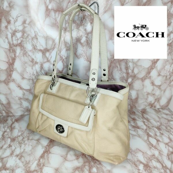 COACH　 コーチ　 レザー　 ショルダーバッグ　肩掛け　