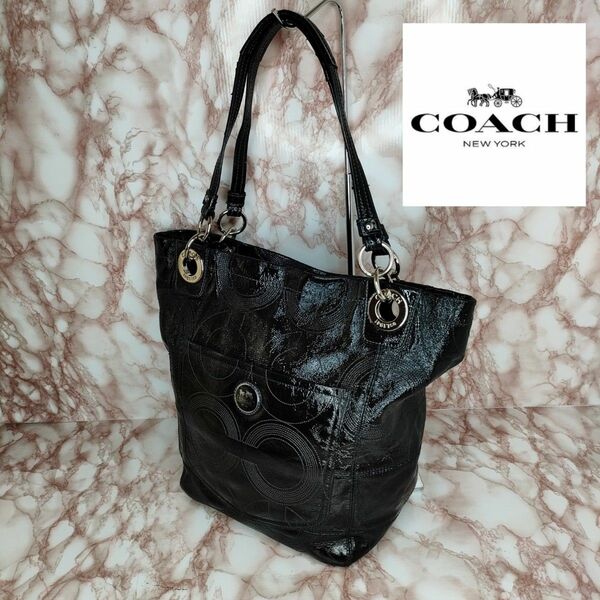 COACH　 コーチ　シグネチャー　 トートバッグ　肩掛け　 ショルダーバッグ