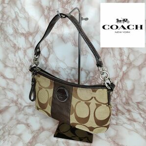 COACH　 コーチ　 シグネチャー　 ハンドバッグ　