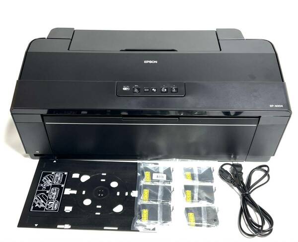 ☆送料無料 美品 EPSON エプソン Colorio インクジェットプリンター EP-4004 A3ノビ対応 無線LAN標準装備 スマートフォンプリント対応