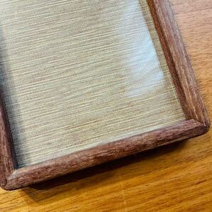 【未使用】 鳩居堂 額縁 木製 約59×11.5cm 短冊額 長方形 の画像6