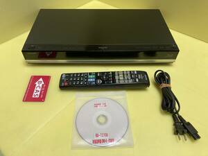 SHARP シャープ BDレコーダー BD-T2700 3番組同時録画 HDDは交換新古品2TB(使用時間0h/4回) 整備済完全動作品(1ヶ月保証)