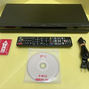 SHARP シャープ BDレコーダー BD-NW2200 2番組同時録画 HDDは交換新古品2TB(使用時間427h) 整備済完全動作品(1ヶ月保証) 長期使用期待!の画像1