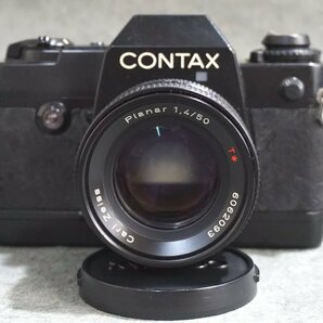 １円～【フィルムカメラ】一眼レフ コンタックス CONTAX Carl Zeiss Planar 1.4/50 T※の画像2