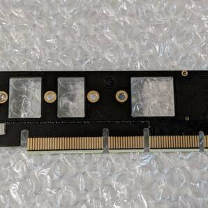 PCIe PCIExpress x4 M.2（NGFF）NVMe SSD 変換アダプタ 1枚 ブラケットなしタイプ 未使用 Gen3 Gen4対応 複数在庫ありの画像2