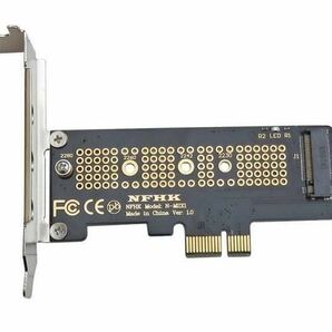 2セット PCIe PCIExpress x1 M.2（NGFF）NVMe SSD 変換アダプタ 未使用 Gen3 Gen4対応 標準ブラケット（フルハイト）用の画像3