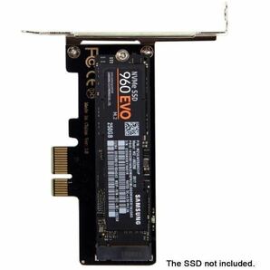 2セット PCIe PCIExpress x1 M.2（NGFF）NVMe SSD 変換アダプタ 未使用 Gen3 Gen4対応 標準ブラケット（フルハイト）用の画像4