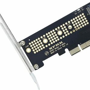 PCIe PCIExpress x4 M.2（NGFF）NVMe SSD 変換アダプタ 1枚 未使用 Gen3 Gen4対応 標準ブラケット（フルハイト）用の画像3