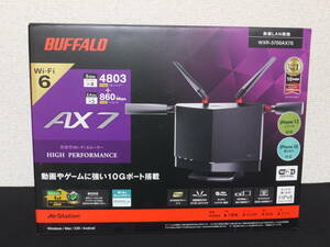 ◆BUFFALO AirStation 無線LANルーター Wi-Fi6 WXR-5700AX7S◆