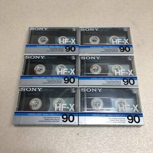 【SONY カセットテープ HF-X90 6本セット 未使用】ネコポス
