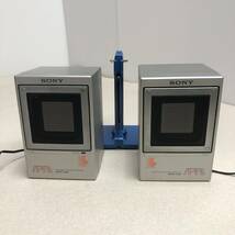 【SONY ソニー APM-090 APMスピーカー アンプ内蔵 アクティブスピーカーシステム 動作未確認 現状品】_画像4