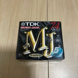 TDK 録音用MD (ミニディスク) MUSIC JACK 74分 5枚 MD-MJ74X5 未開封