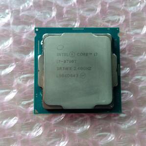 Intel Core i7-8700T 2.4GHz/SR3WX/6C12T/TDP35W/Coffee Lake/LGA1151(Intel第8世代)、管理⑥の画像1