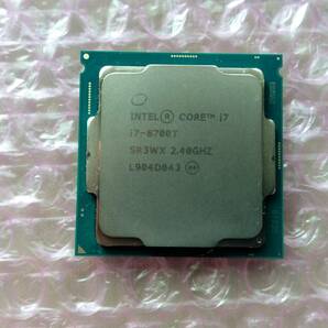 Intel Core i7-8700T 2.4GHz/SR3WX/6C12T/TDP35W/Coffee Lake/LGA1151(Intel第8世代)、管理⑧の画像1