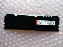 Kingston HYPER X FURY PC4-21300/DDR4-2666 16GB、288pin、HX426C16FB3AK4/64_画像2