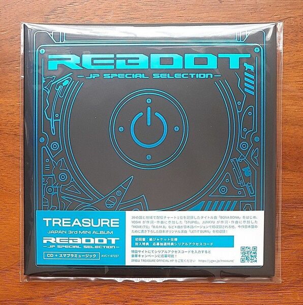 TREASURE CD/REBOOT -JP SPECIAL SELECTION- 24/2/21発売 【オリコン加盟店】