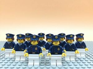 U14　レゴ　ミニフィグ　ポリス/警察・女性　10個セット　新品未使用　LEGO社純正品