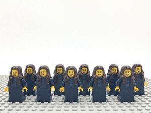 RR30　レゴ　ミニフィグ　ロングドレス・ロングヘアー　10個セット　新品未使用　LEGO社純正品