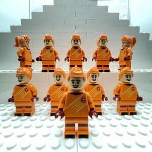 B10　レゴミニフィグ　40634 フィールドのヒーローたち オレンジ服　10個セット　新品未使用　LEGO社純正品