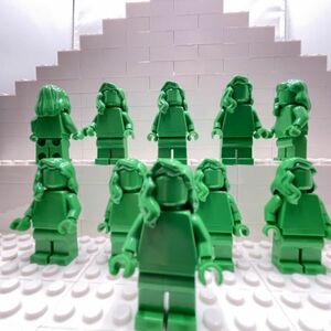 B19　レゴミニフィグ　40516　Everyone Is Awesome　Green　緑　10個セット　新品未使用　LEGO社純正品