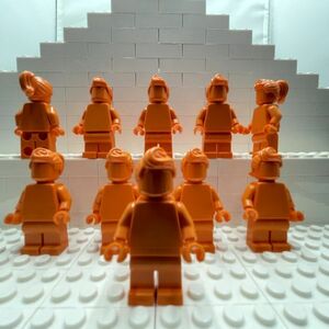 B16　レゴミニフィグ　40516　Everyone Is Awesome　Orange　オレンジ　10個セット　新品未使用　LEGO社純正品