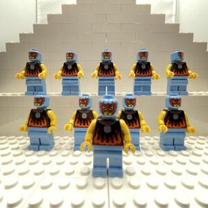 B22　レゴ　ミニフィグ　炎のヒーロー　10個セット　新品未使用　LEGO社純正品