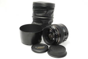 【☆★外観美品☆★】キャノン Canon EF 85mm F1.8 USM【canon純正フード/canon純正ポーチ付き】y1188