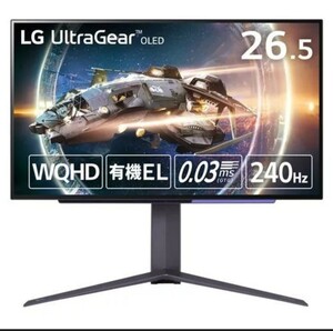 LG 27GR95QE-B 有機EL26.5型LG UltraGear ゲーミングモニター 27GR95QEB WQHD