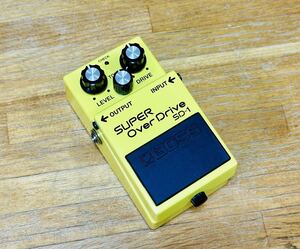 【中古・超美品・完動品】BOSS SD-1 オーバードライブ SUPER OVER DRIVE ボス ギターエフェクター Guitar