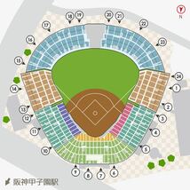 5月6日(祝)阪神vs広島戦　グリーンシート通路　ペア2枚_画像2