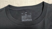 無印良品 天竺編み クルーネック Tシャツ ブラック XL_画像3