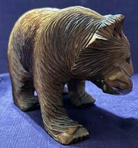 【中古品】「木彫りの熊」_画像5