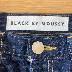 【美品】BLACK BY MOUSSY サイズ24 ネイビー　レディースジーンズ