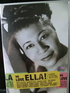 WE LOVE ELLA! A TRIBUTE TO THE FIRST LADY OF SONG *DVD *NATALIE COLE, PATTI AUSTIN, GEORGE DUKE, TAKE 6, STEVIE WONDER, DAVE KOZ