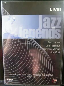 JAZZ LEGENDS LIVE! 8 *DVD *BOB JAMES, LEE RITENOUR, CARMEN McRAE, JOE COOL