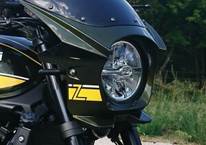 ★新品未使用！Kawasaki/Z900RS/ビキニカウル/Z文字入り/タイガー/キャンディートーングリーン/高級クリヤー仕上げ！