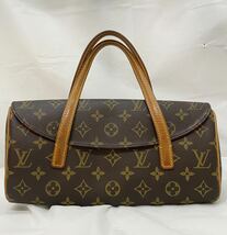 【美品】ルイヴィトン ハンドバッグ ソナチネ M51902 モノグラム LOUIS VUITTON レディース ミニバッグ ブラウン MT-135_画像1