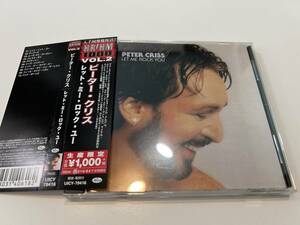 PETER CRISS/Let Me Rock You キッス ピーター・クリス