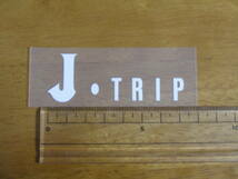 送料250円～　J-TRIP　【文字だけ残る】切り文字ステッカー R-639 73X26ｍｍ　J・TRIP　ジェイ・トリップ_画像1