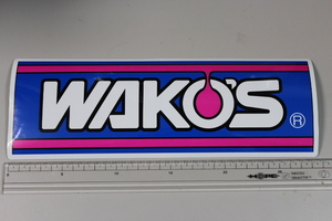  postage 250 jpy ~ WAKO'S Waco's sticker large size 287X102mm