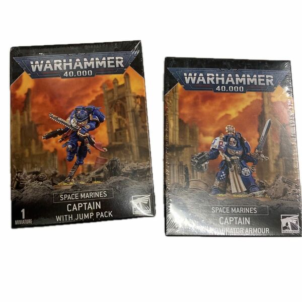 SPACE MARINES: CAPTAIN WITH JUMP PACK & IN TERMINATOR ARMOUR