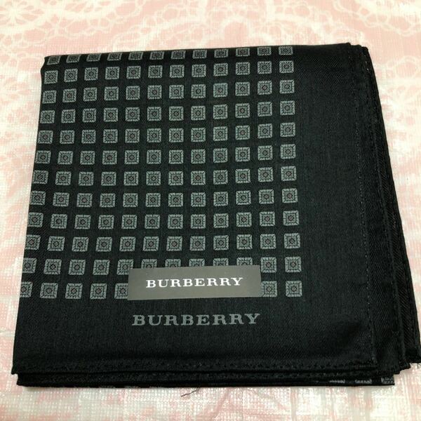 新品　バーバリー BURBERRY 紳士 ハンカチ メンズ 送料無料