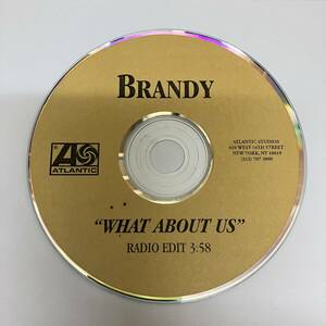 裸2020 HIPHOP,R&B BRANDY - WHAT ABOUT US シングル CD 中古品