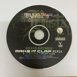 裸24 HIPHOP,R&B BUSTA RHYMES - MAKE IT CLAP REMIX INST,シングル CD 中古品