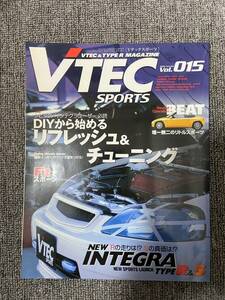 　VTEC SPORTS TYPER MAGAZINE Vol015 Ｖテックスポーツ　　中古雑誌