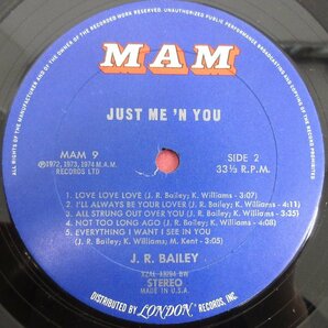 ◇A6903 レコード/LP盤「J.R.ベイリー J.R.BAILEY / Just Me'n You」MAM-9 MAM RECORDS LONDONの画像5