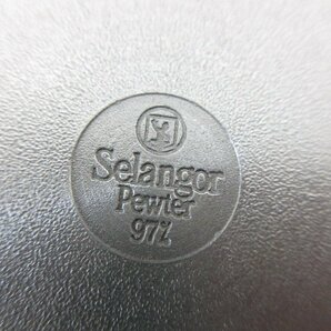 A6069 金属工芸「ロイヤルセランゴール ピューター製 茶筒 Selangor Pewter」洋食器 茶器 茶入れ マレーシア 錫の画像4