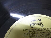 ◇A6874 レコード/LP盤「カーペンターズ CARPENTERS / Gem Of Carpenters【2枚組】」GEM-101～2 A&M RECORDS キング 帯_画像6